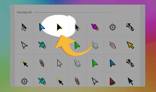Aplică cursor